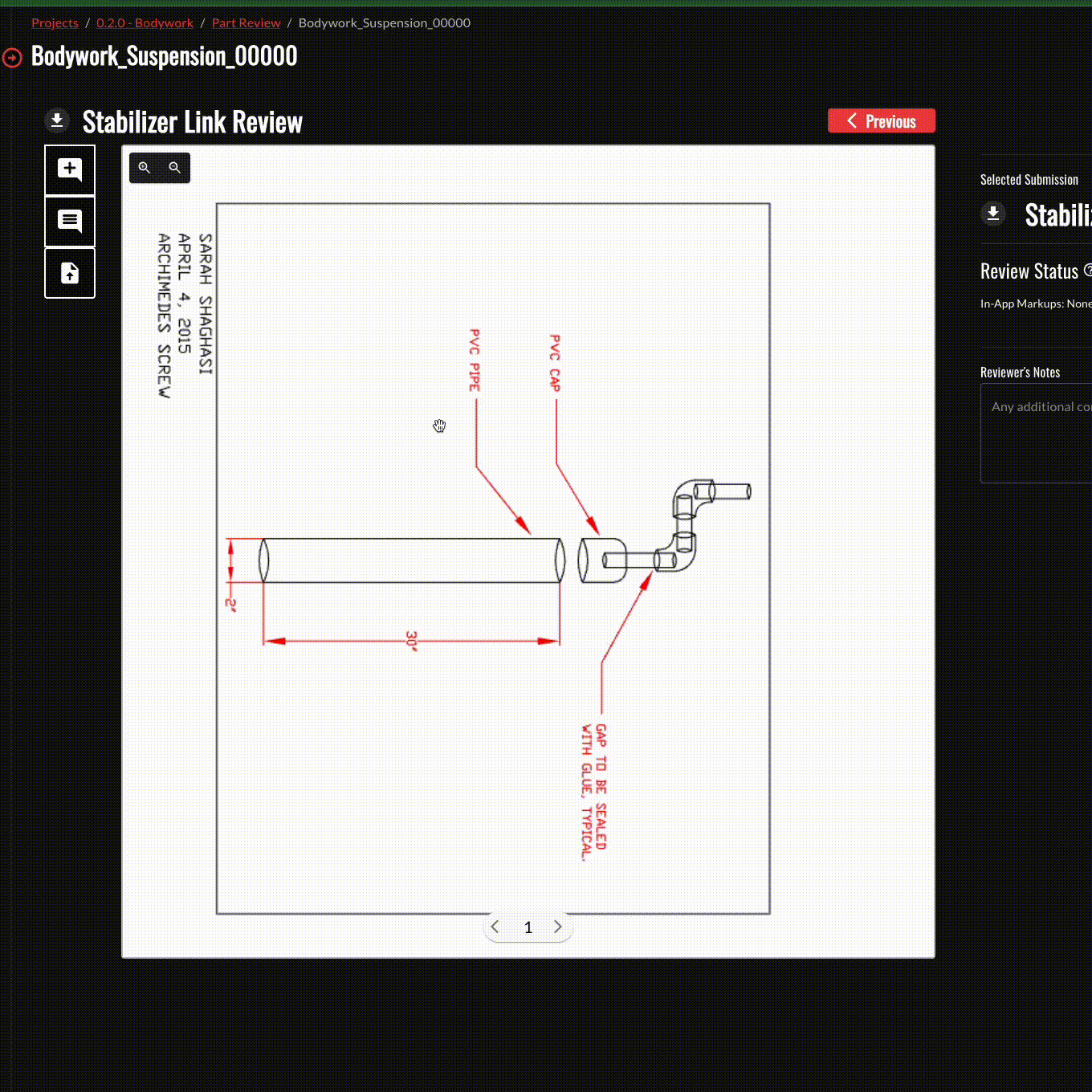 Interactive File Review System